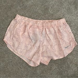 NWT Nike XL blush pink running shorts